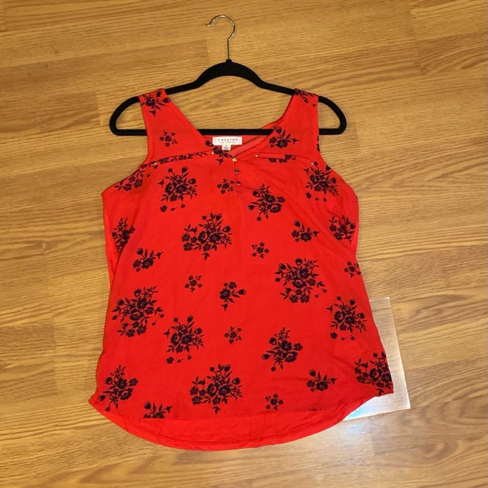 Tempted Los Angeles Red Blouse